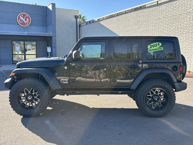 used 2021 Jeep Wrangler Unlimited car, priced at $30,988