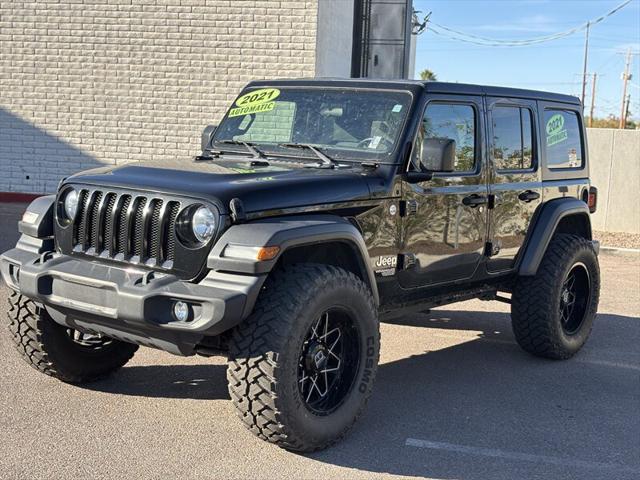 used 2021 Jeep Wrangler Unlimited car, priced at $30,988