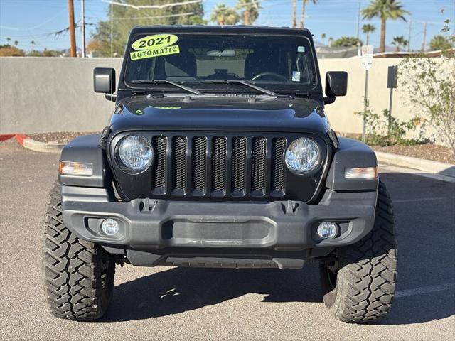 used 2021 Jeep Wrangler Unlimited car, priced at $30,988