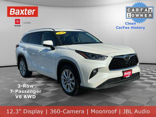 used 2020 Toyota Highlander car, priced at $33,289