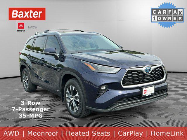 used 2022 Toyota Highlander Hybrid car, priced at $43,385
