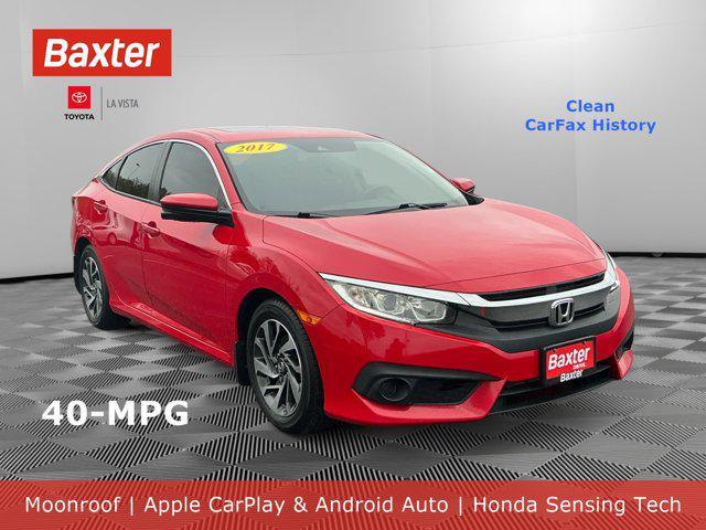 used 2017 Honda Civic car, priced at $16,988