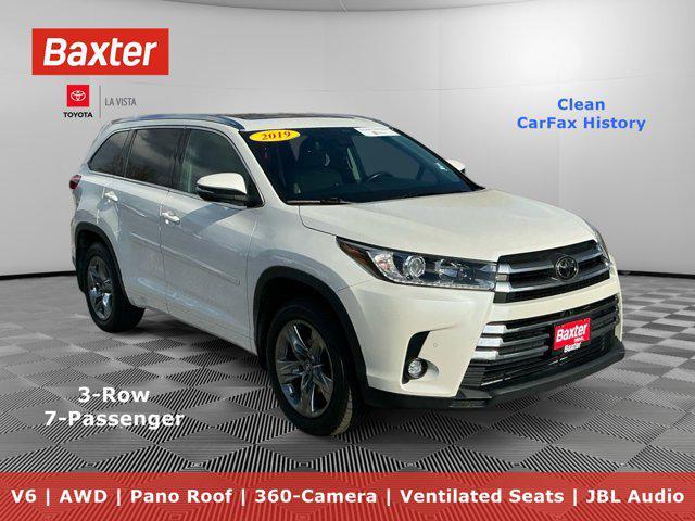 used 2019 Toyota Highlander car, priced at $29,385