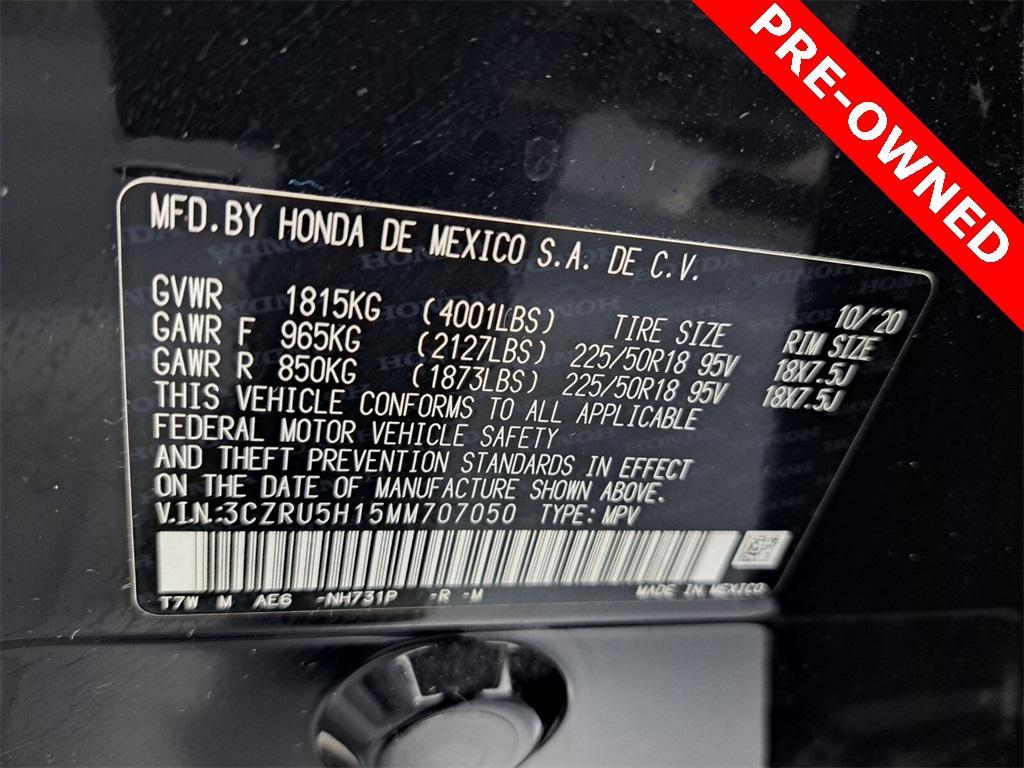 used 2021 Honda HR-V car, priced at $20,695