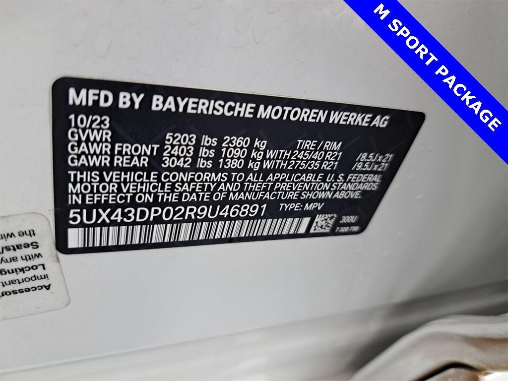 used 2024 BMW X3 car, priced at $29,795