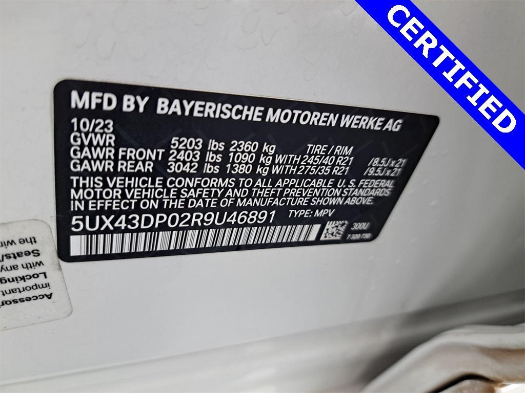 used 2024 BMW X3 car, priced at $34,995