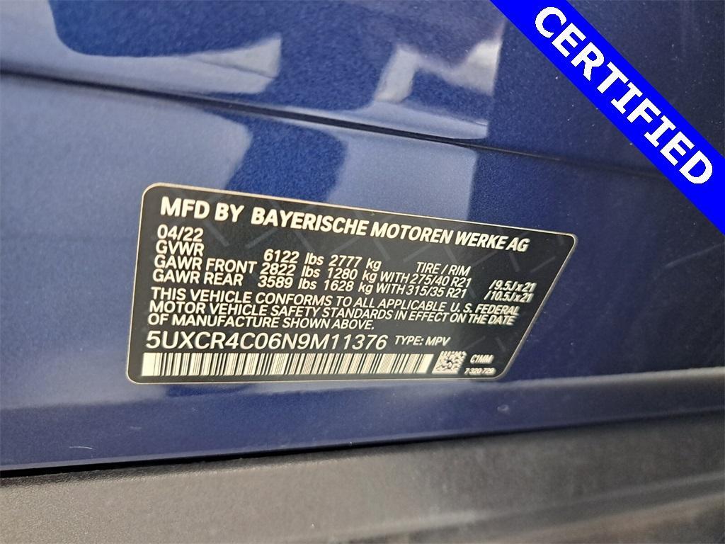 used 2022 BMW X5 car, priced at $48,995
