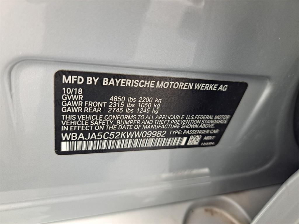 used 2019 BMW 530 car, priced at $23,995