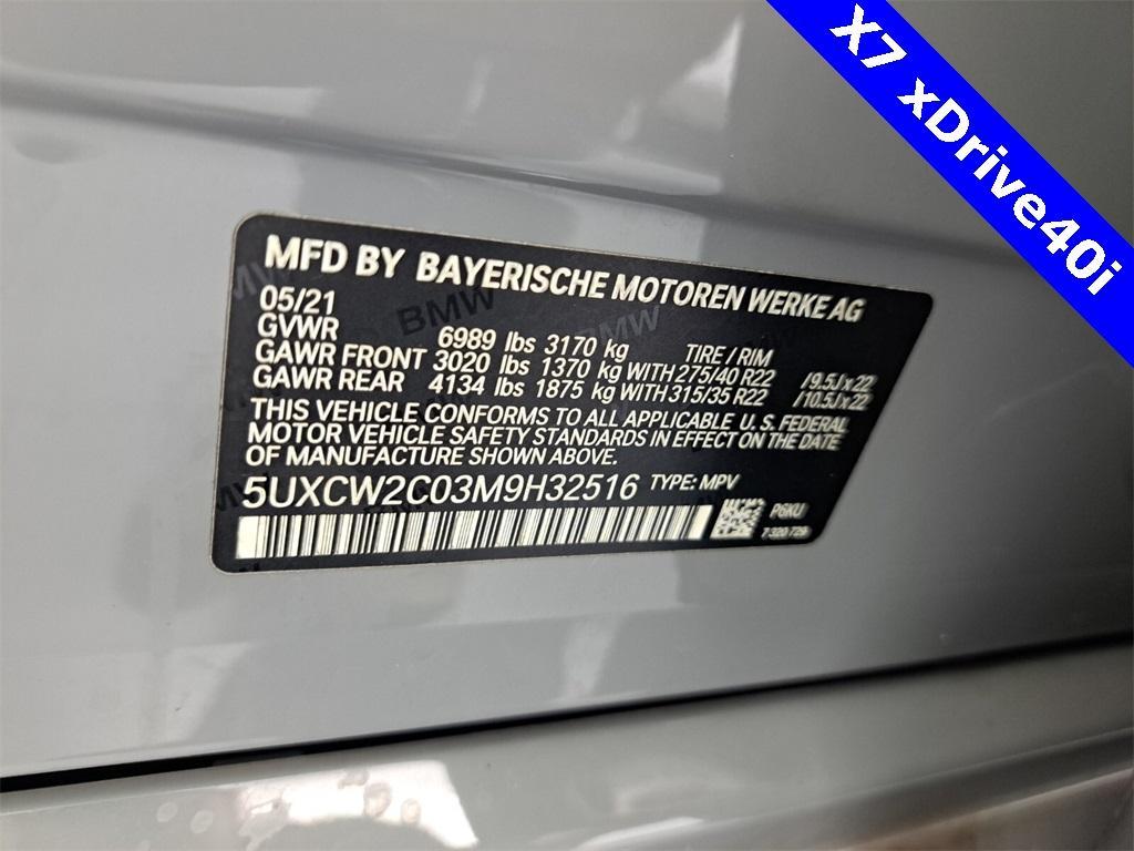 used 2021 BMW X7 car, priced at $41,495