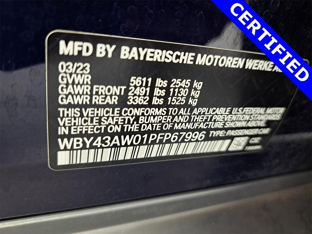 used 2023 BMW i4 Gran Coupe car, priced at $33,995