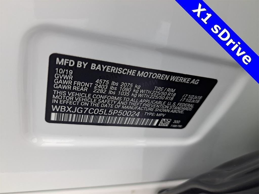 used 2020 BMW X1 car, priced at $19,995