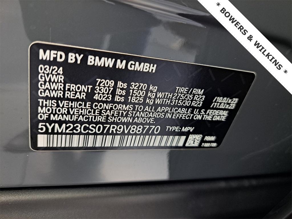 used 2024 BMW XM car, priced at $119,995