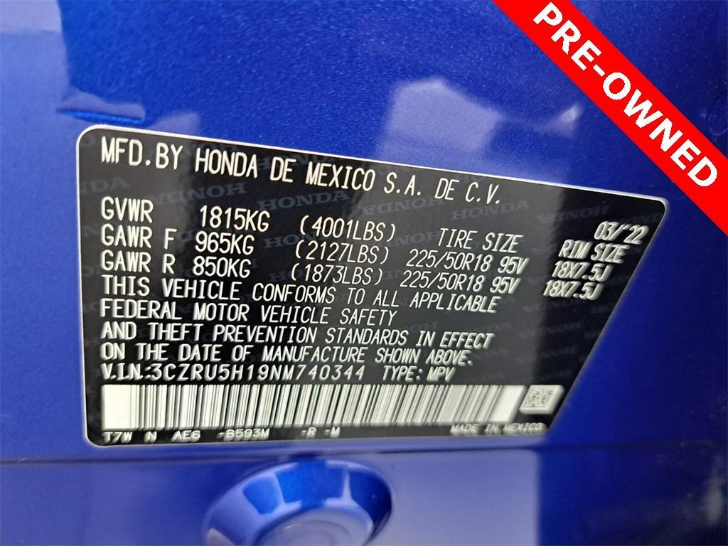 used 2022 Honda HR-V car, priced at $21,995