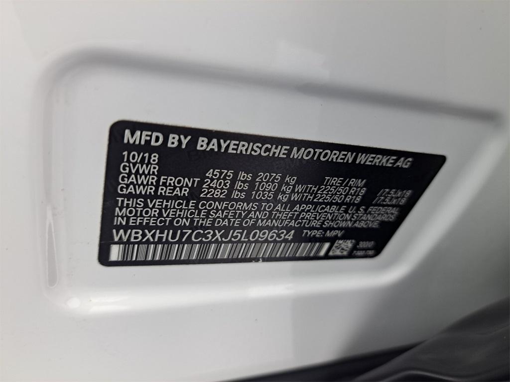 used 2018 BMW X1 car, priced at $18,995