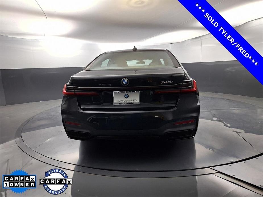 used 2022 BMW 740 car, priced at $64,999