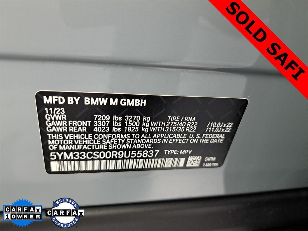 used 2024 BMW XM car, priced at $119,995