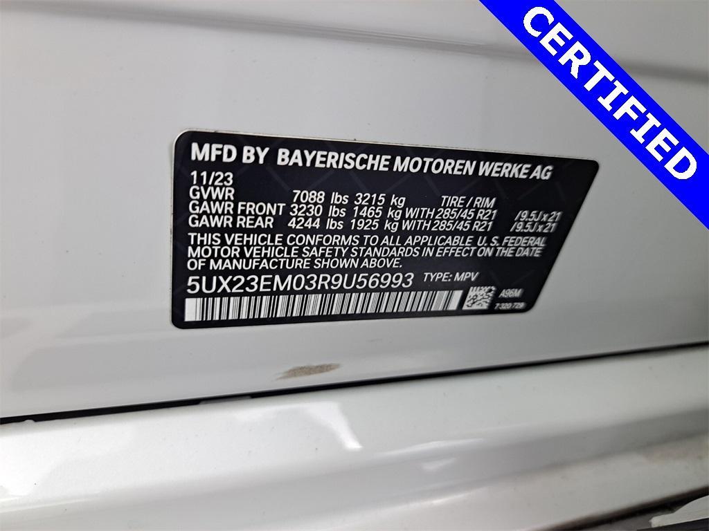 used 2024 BMW X7 car, priced at $74,000