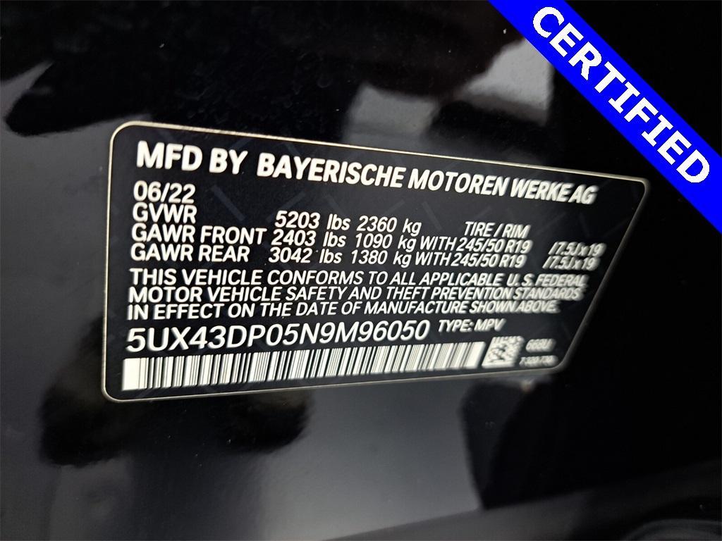 used 2022 BMW X3 car, priced at $32,995