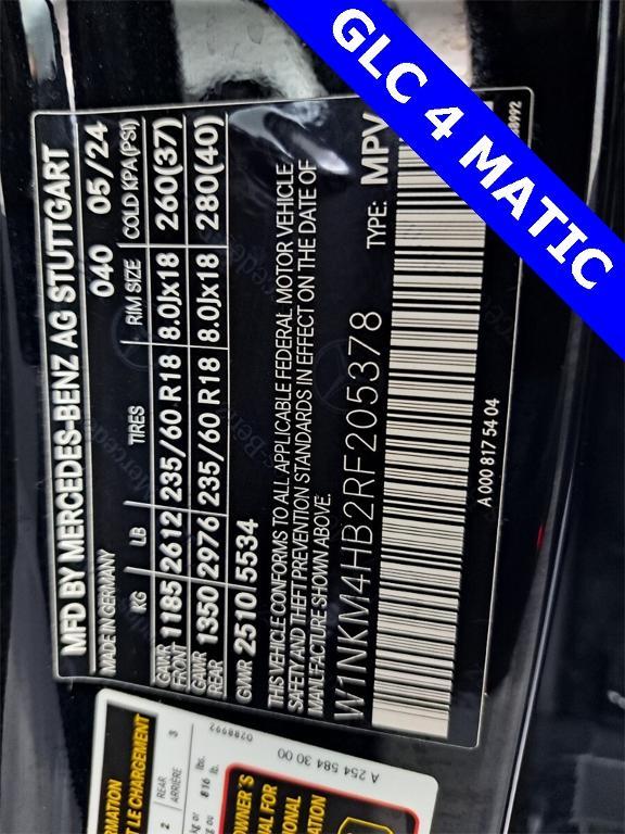 used 2024 Mercedes-Benz GLC 300 car, priced at $40,995