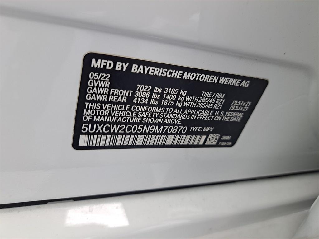 used 2022 BMW X7 car, priced at $55,995