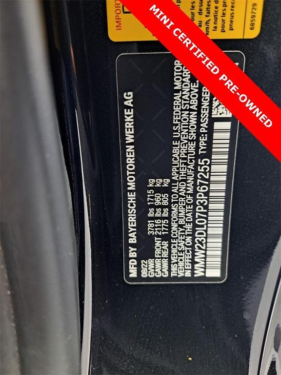 used 2023 MINI Convertible car, priced at $28,833