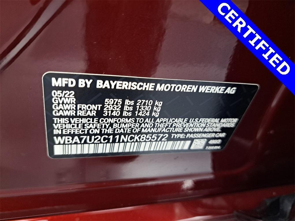 used 2022 BMW ALPINA B7 car, priced at $96,995
