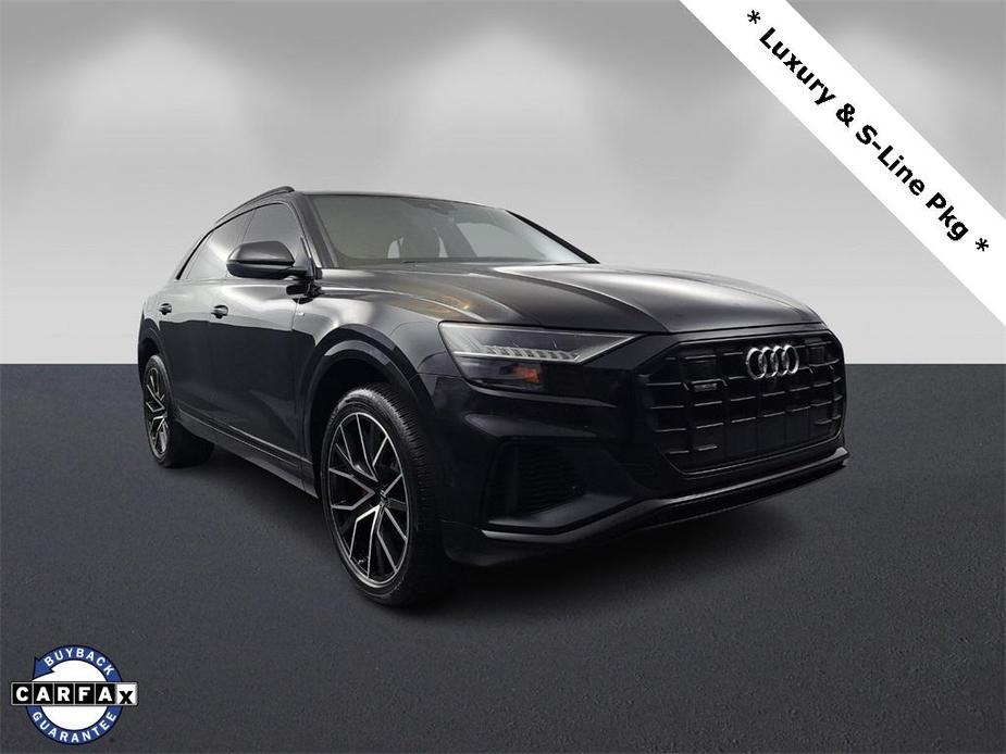 used 2020 Audi Q8 car, priced at $39,995