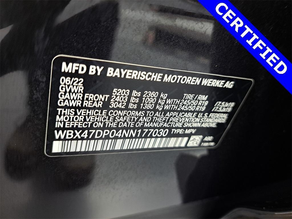 used 2022 BMW X3 car, priced at $32,995