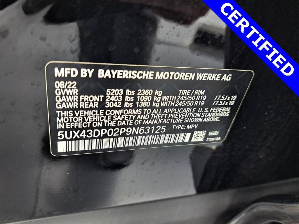 used 2023 BMW X3 car, priced at $35,995