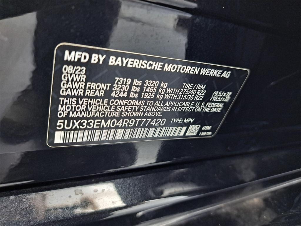 used 2024 BMW X7 car, priced at $83,995