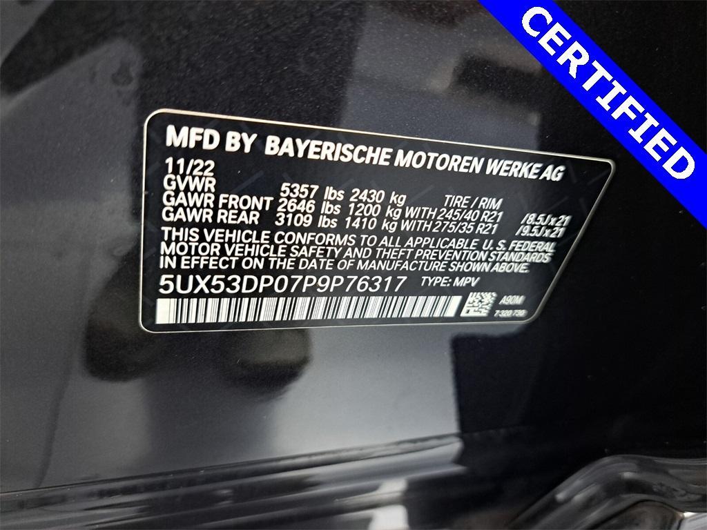 used 2023 BMW X3 car, priced at $41,695