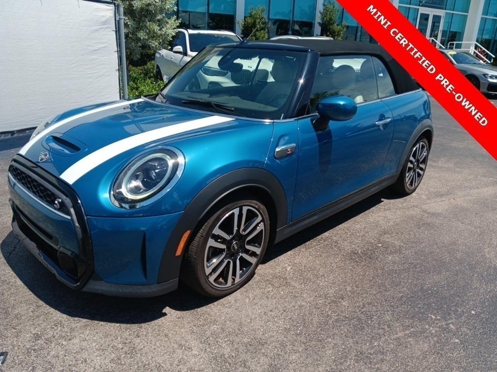 used 2022 MINI Convertible car, priced at $28,129