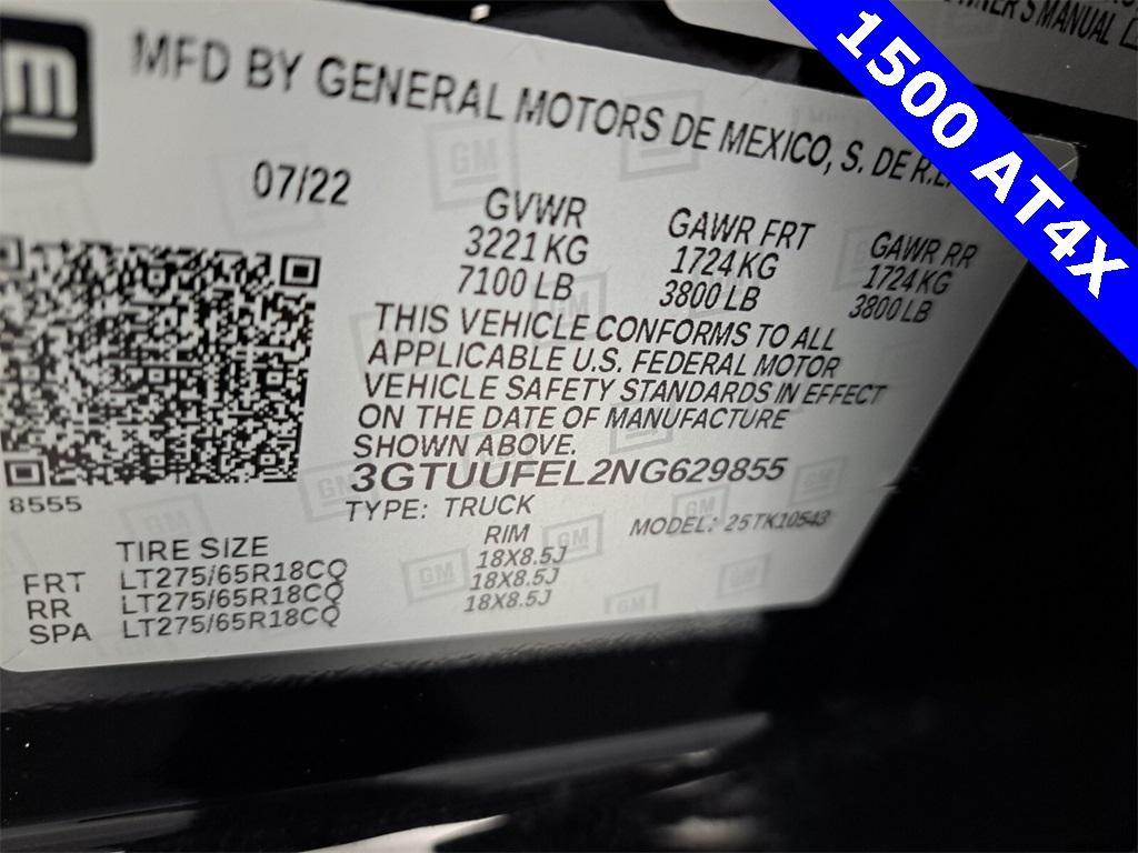 used 2022 GMC Sierra 1500 car, priced at $61,000