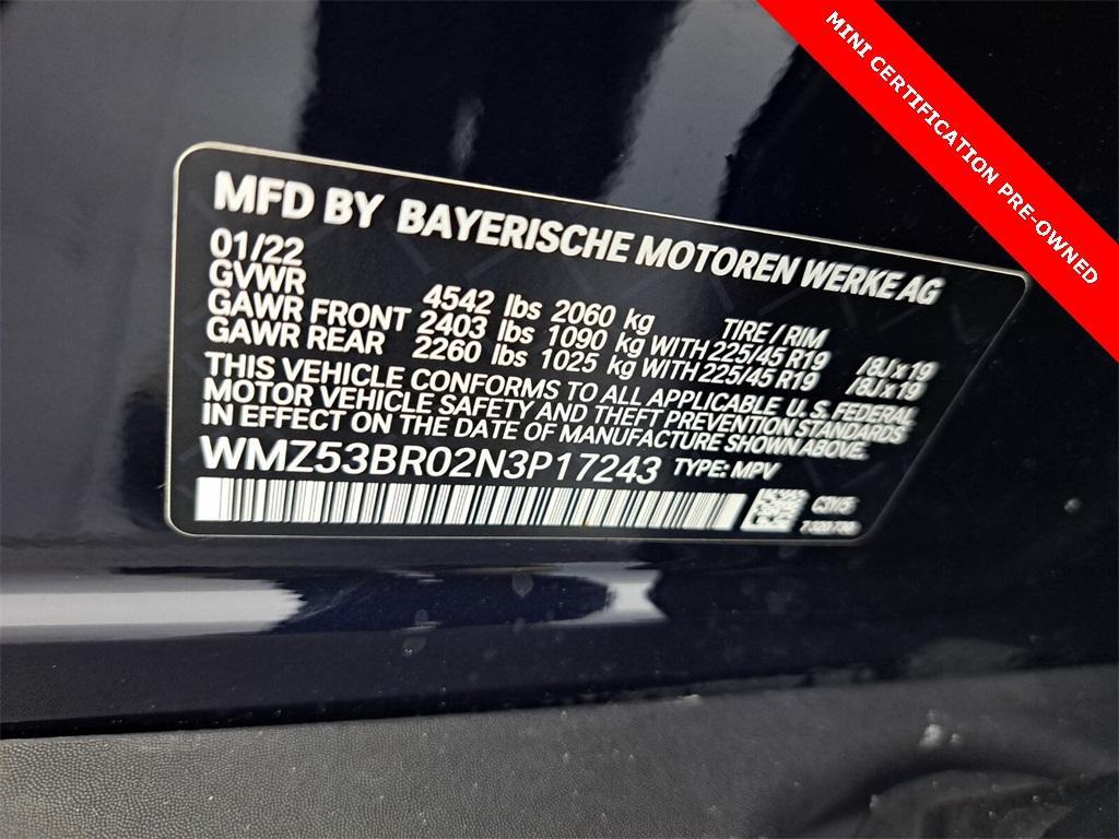 used 2022 MINI Countryman car, priced at $30,995