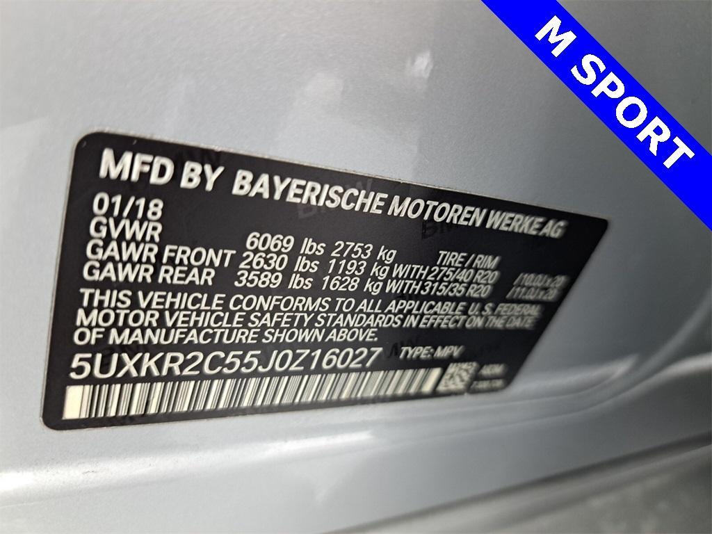 used 2018 BMW X5 car, priced at $27,995
