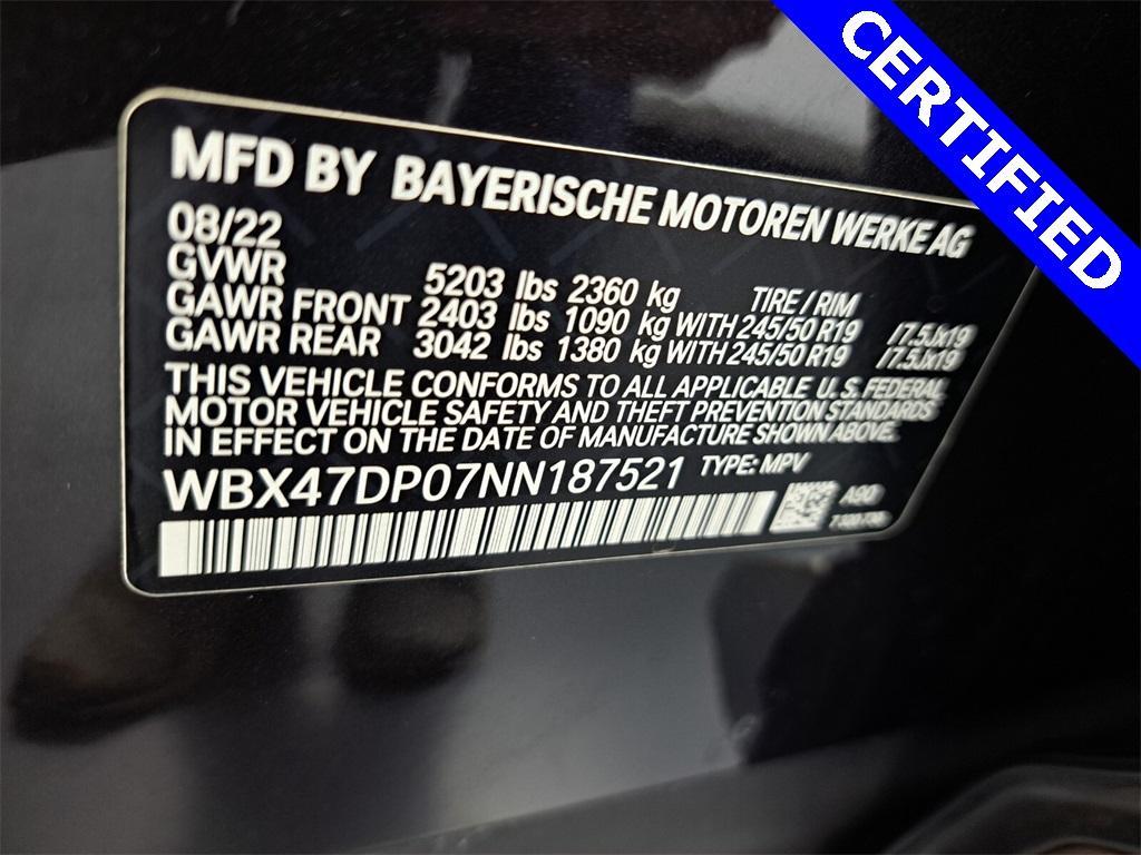 used 2022 BMW X3 car, priced at $34,495