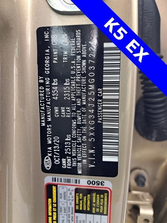 used 2021 Kia K5 car, priced at $20,995