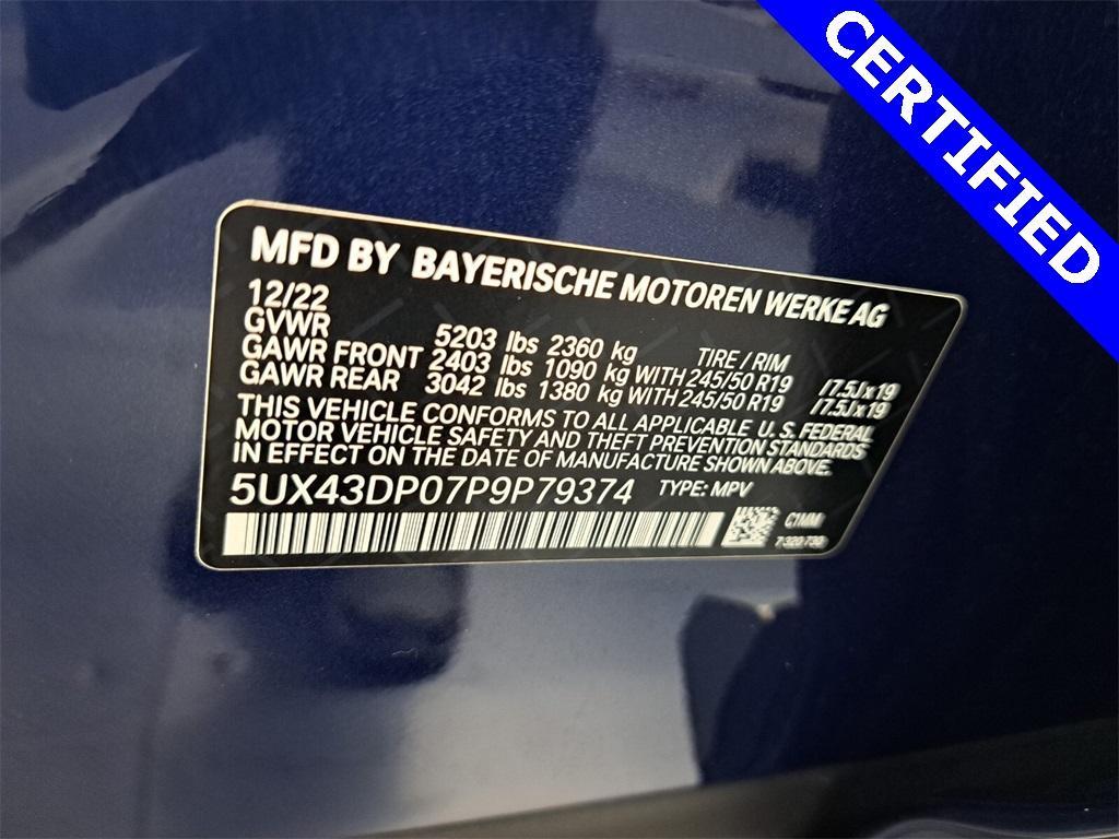 used 2023 BMW X3 car, priced at $39,995