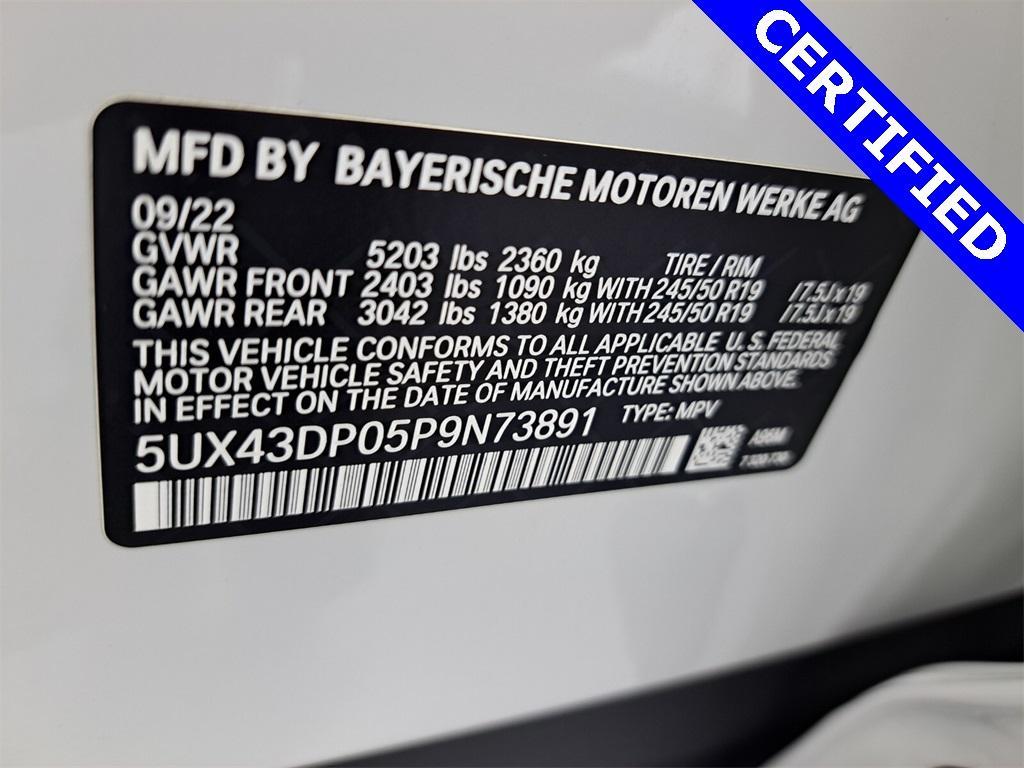 used 2023 BMW X3 car, priced at $37,495