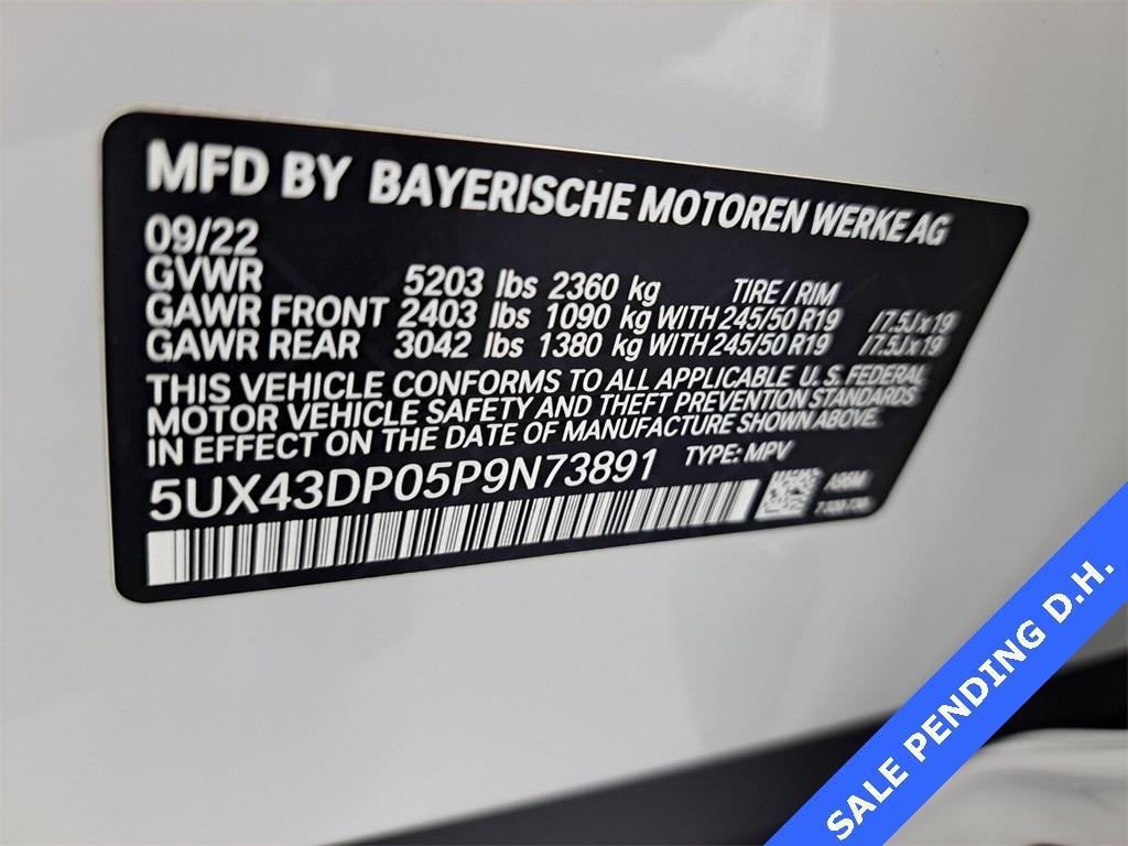 used 2023 BMW X3 car, priced at $38,995