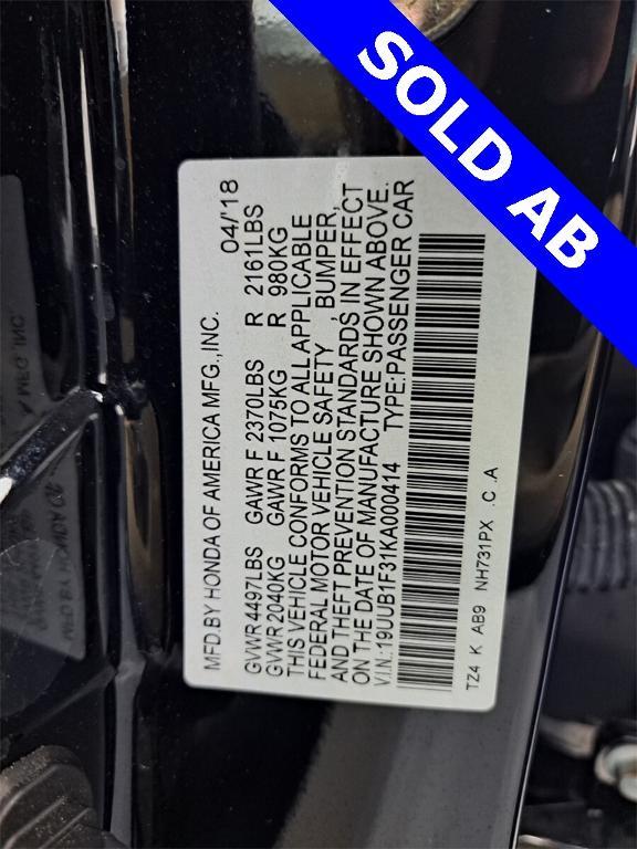 used 2019 Acura TLX car, priced at $16,995