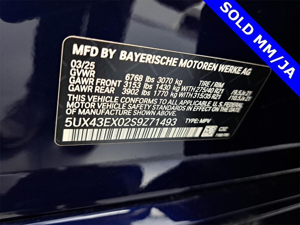 used 2025 BMW X6 car, priced at $92,995