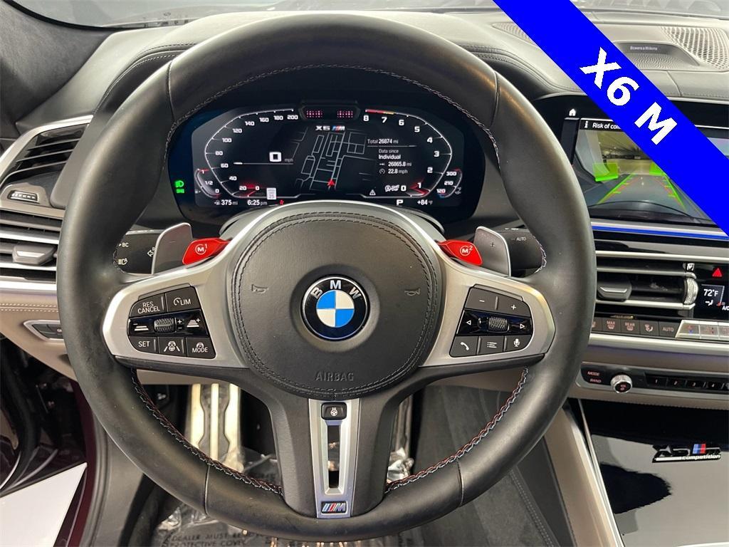 used 2022 BMW X6 M car, priced at $80,495