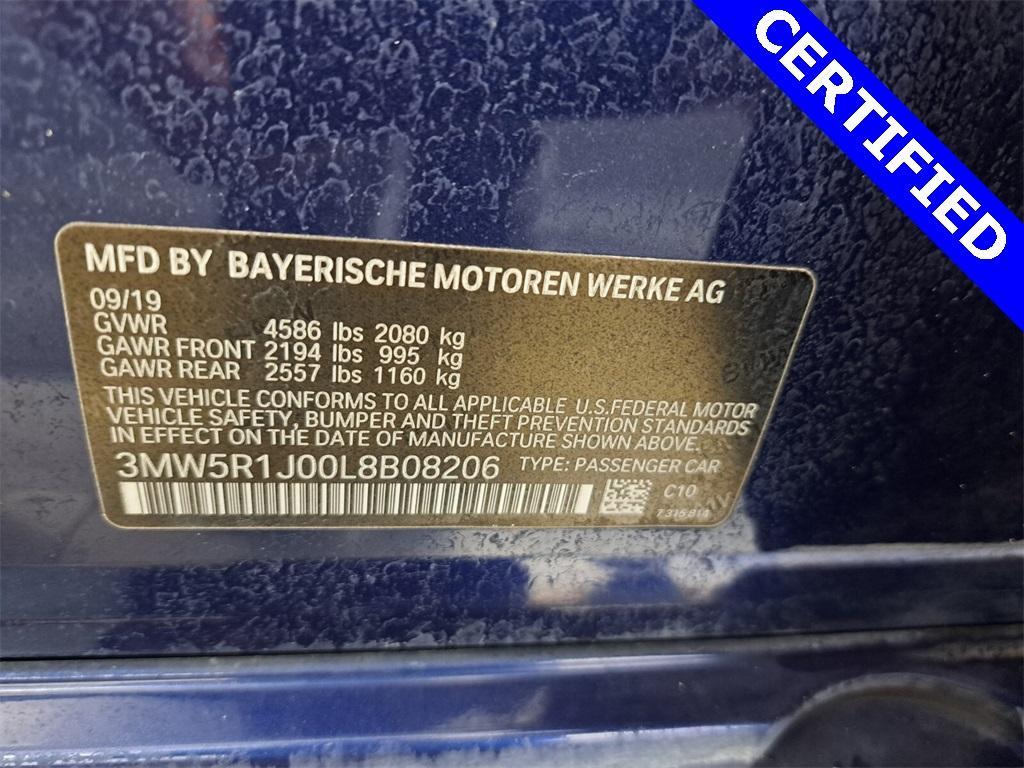 used 2020 BMW 330 car, priced at $25,195