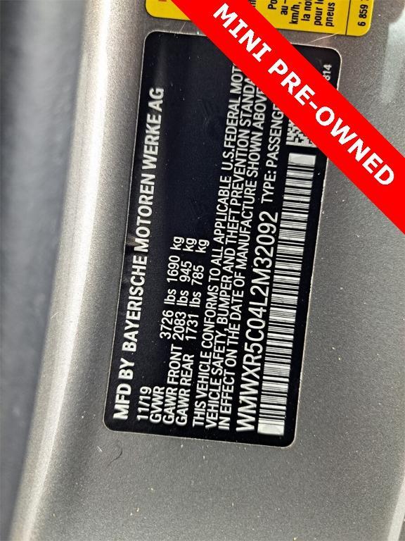 used 2020 MINI Hardtop car, priced at $18,995