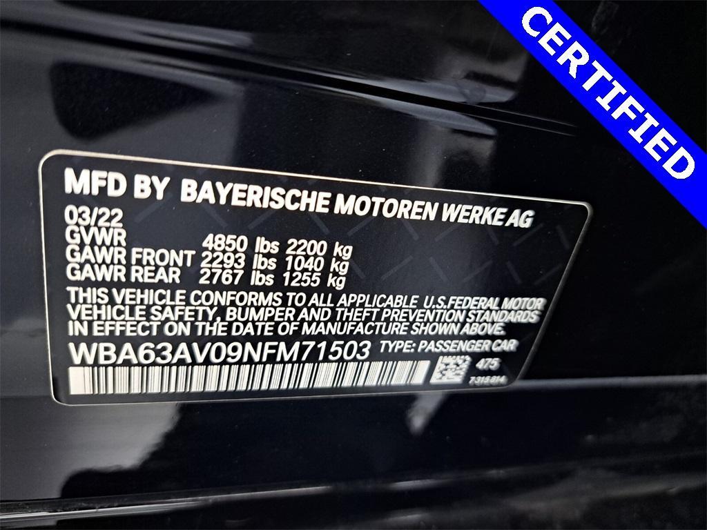 used 2022 BMW 430 Gran Coupe car, priced at $35,995