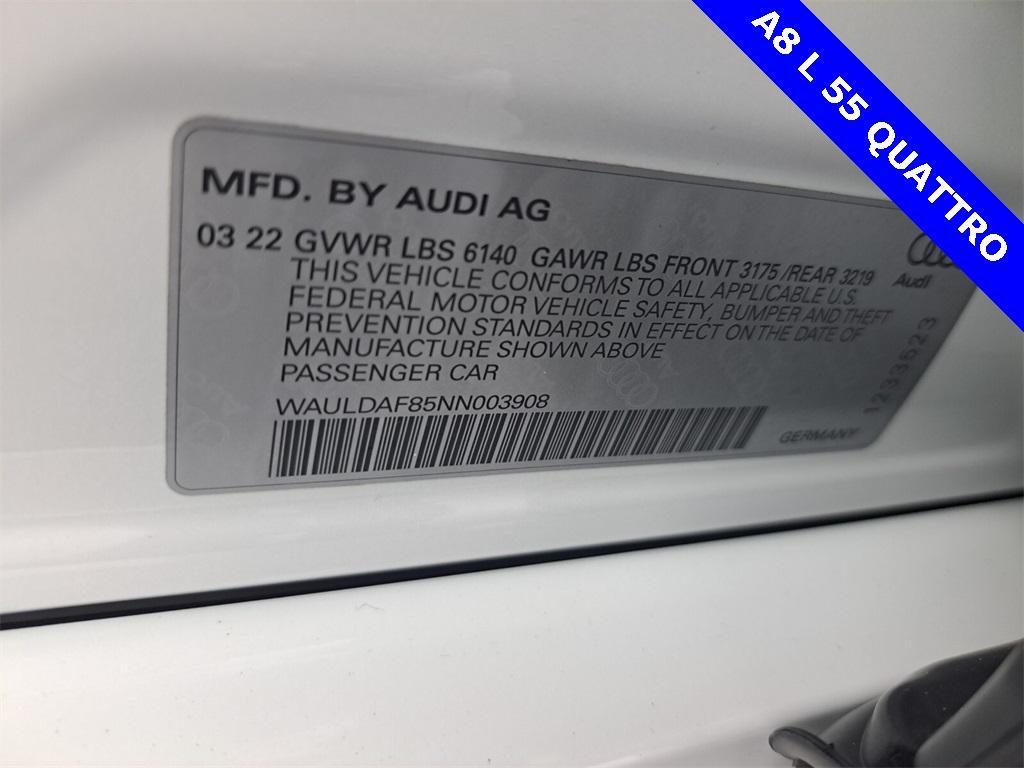 used 2022 Audi A8 car