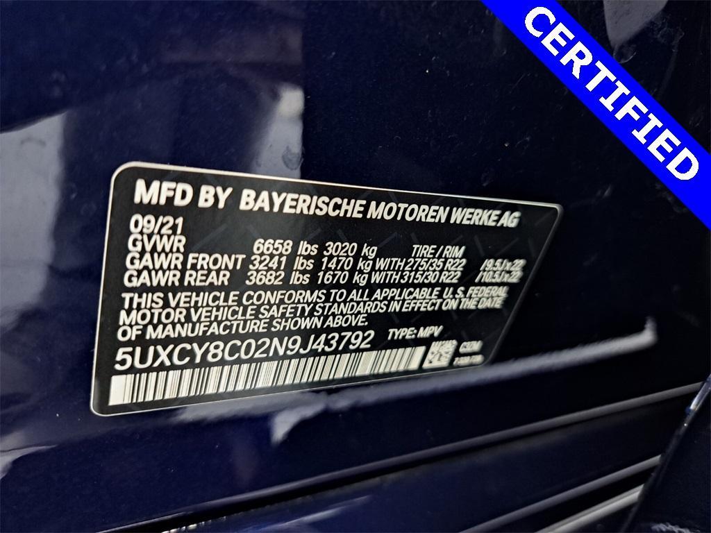 used 2022 BMW X6 car, priced at $65,995