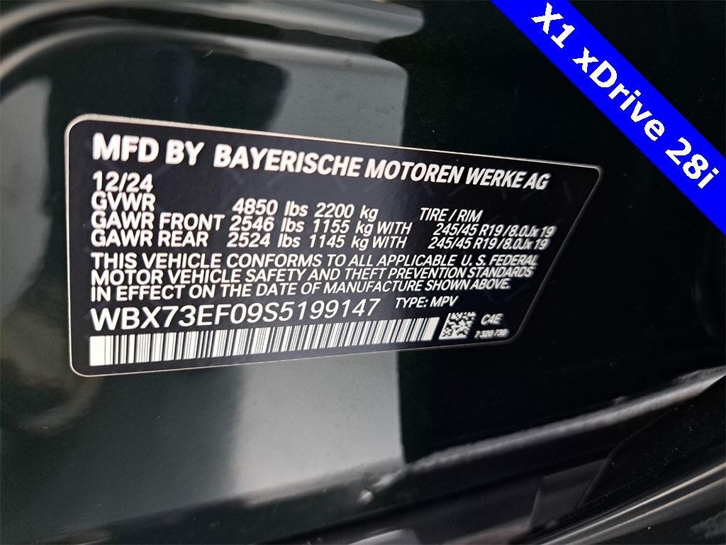 used 2025 BMW X1 car, priced at $47,395