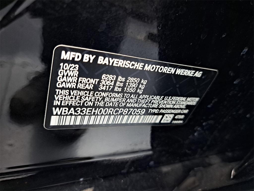 used 2024 BMW 740 car, priced at $83,500